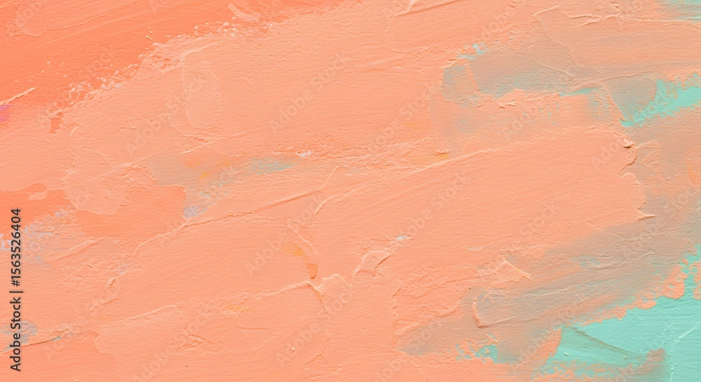 Fototapeta premium Vibrant Brushstrokes: A close-up showcases vivid brushstrokes in a captivating interplay of colors, inviting viewers to immerse themselves in the textures and tones