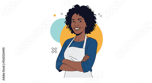Professional chef ready to serve delicious meals and culinary creations with expertise