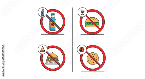 Illustrating food restrictions understanding dietary limitations and guidelines for health and wellness choices