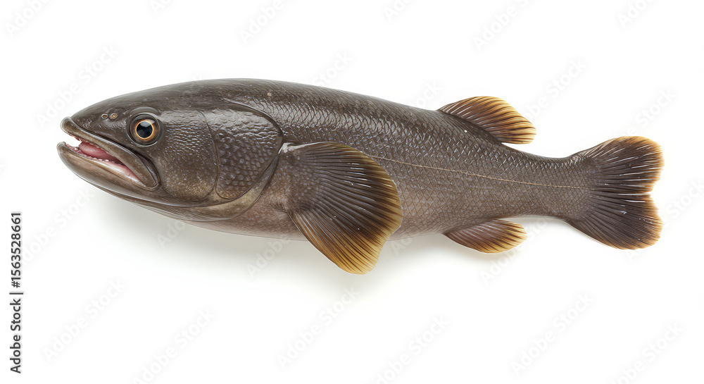 Obraz premium Freshwater fish isolated on white background