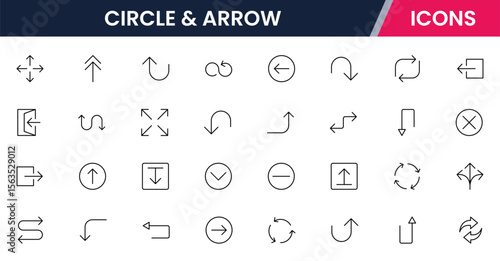 Arrows set featuring curved, straight, dotted, and swirled arrows design, arrow vector for creative design, presentations, infographics, and decorative purposes