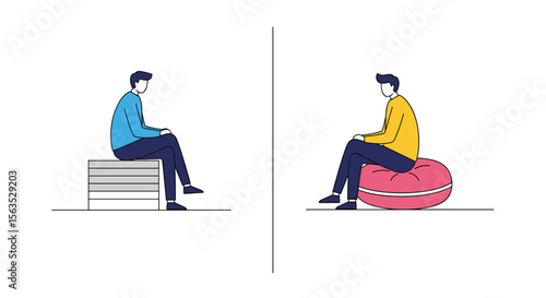Comparing different seating options for comfort and ergonomics in modern office environments