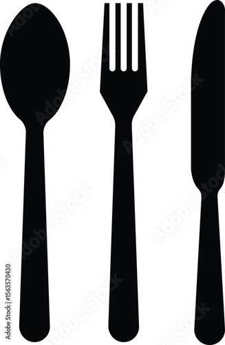 Tablespoon Table knife, Fork And Plate Dinner Set Vector Eatery symbol Kitchen utensil Tableware serving sign