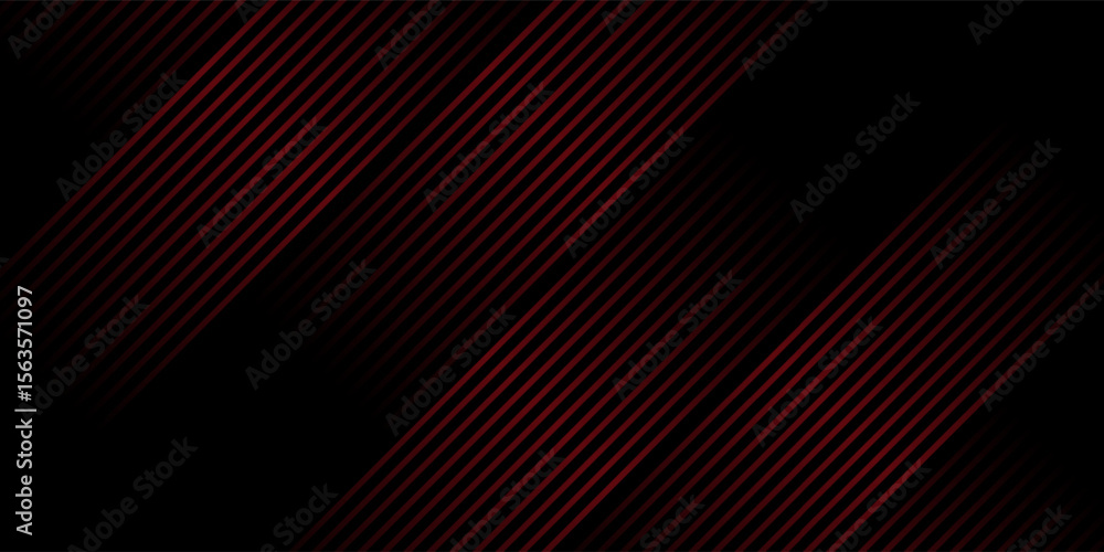 Fototapeta premium Abstract black and red stripes line gradient background for backdrop or presentation