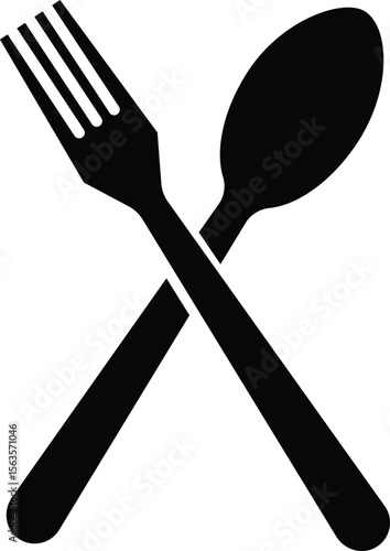 Tablespoon Table knife, Fork And Plate Dinner Set Vector Eatery symbol Kitchen utensil Tableware serving sign