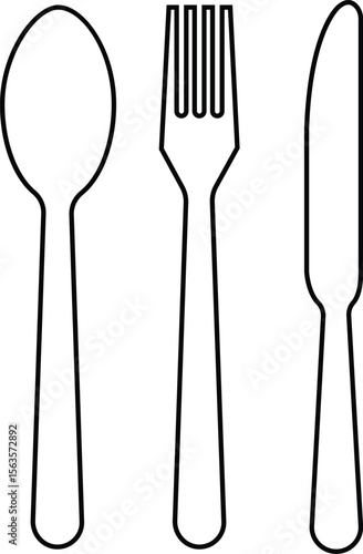 Tablespoon Table knife, Fork And Plate Dinner Set Vector Eatery symbol Kitchen utensil Tableware serving sign