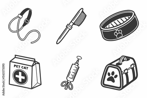 set of household appliances