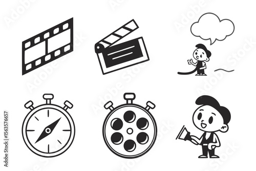 man with movie camera