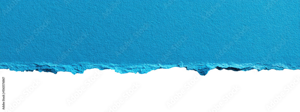 Blue Torn Ripped Paper Border Isolated on Transparent Background Blue Torn Ripped Paper Border Isolated on Transparent Background