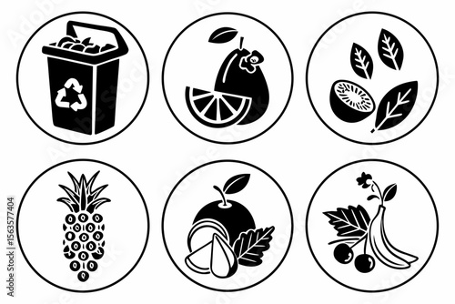 set of icons