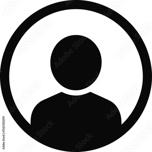 Generic User Profile Icon Simple, Versatile, and Perfect for Websites and Applications