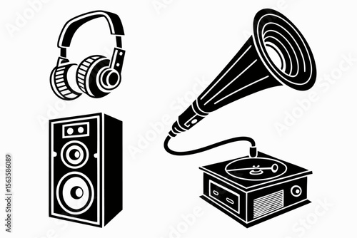 audio-and-sound-equipment---black-icons-