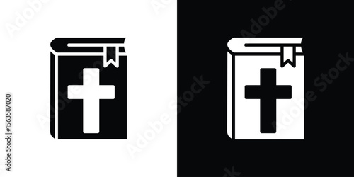 Bible icon illustration vector simple designs