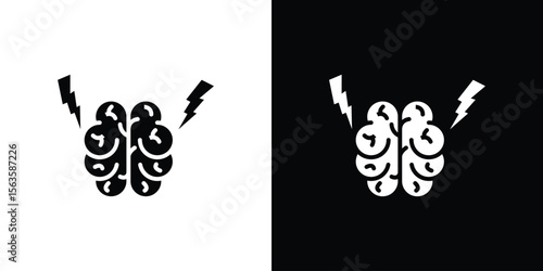 Brainstorm icon illustration vector simple designs