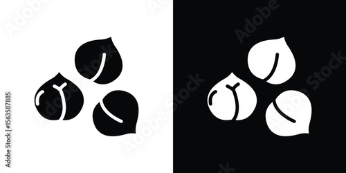 Chickpeas hummus icon illustration vector simple designs