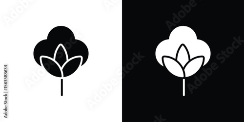 Cotton icon illustration vector simple designs