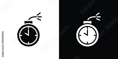 Deadline icon illustration vector simple designs