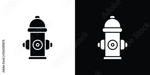 Fire hydrant icon illustration vector simple designs