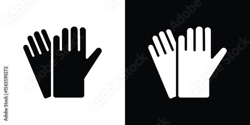 Gloves icon illustration vector simple designs