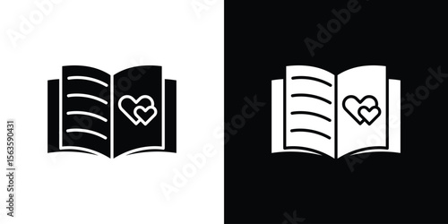 Guests book icon illustration vector simple designs