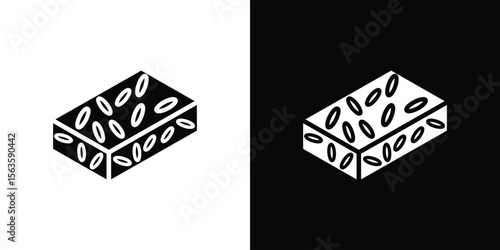 Halva icon illustration vector simple designs