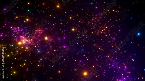 Wallpaper Mural Colorful abstract space background Torontodigital.ca