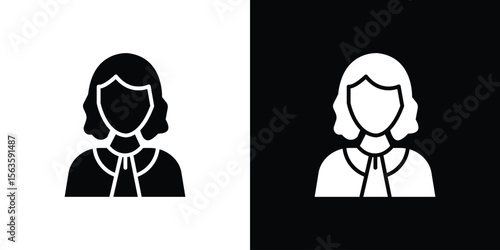 Lawyer icon illustration vector simple designs