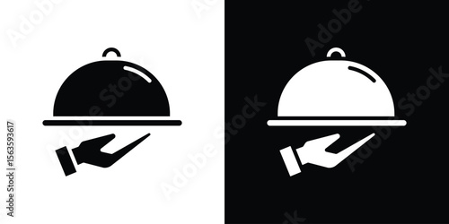 Restaurant Tray icon illustration vector simple designs