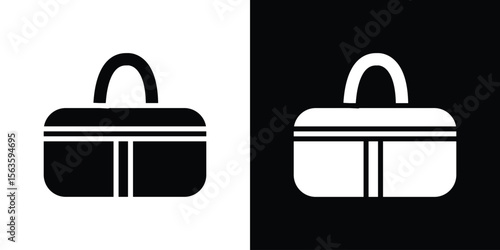 Sports bag icon illustration vector simple designs