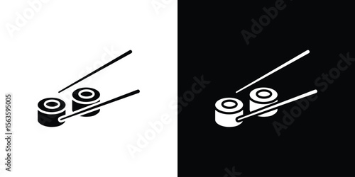 Sushi icon illustration vector simple designs