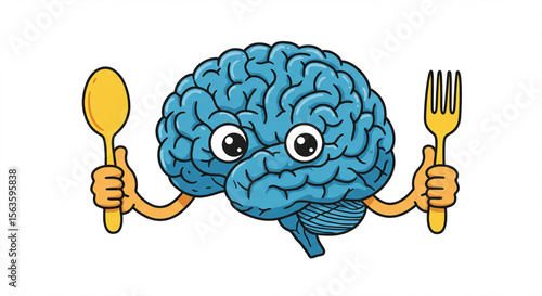 the brain holds the spoon