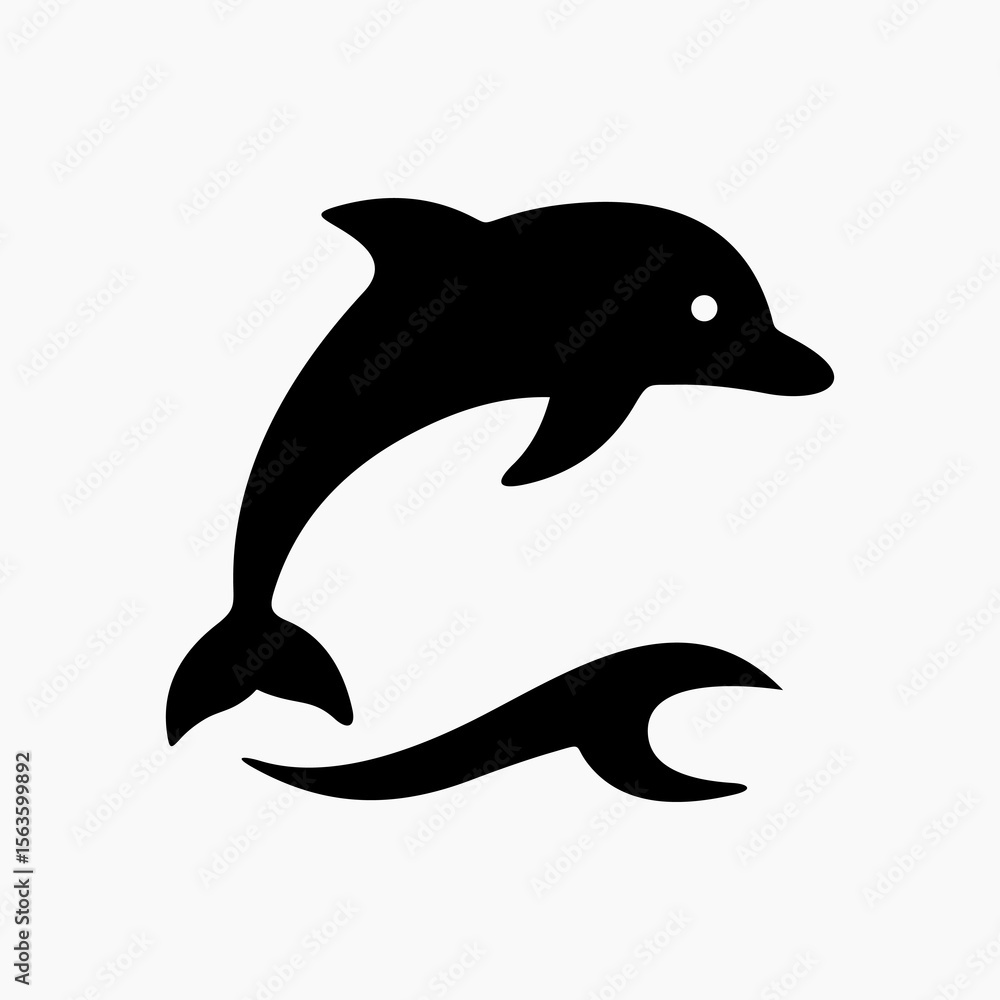 Fototapeta premium Dolphin Logo Designs