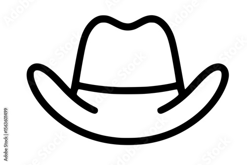 Vector Illustration of Cowboy Hat Icon