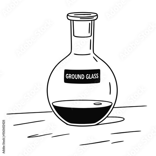 set of laboratory glassware