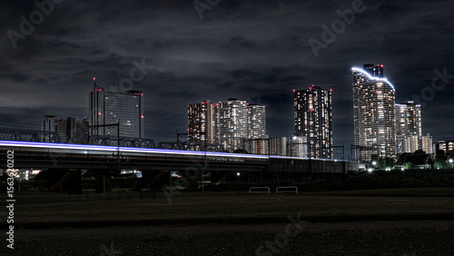 Fotografie 東海道新幹線と武蔵小杉