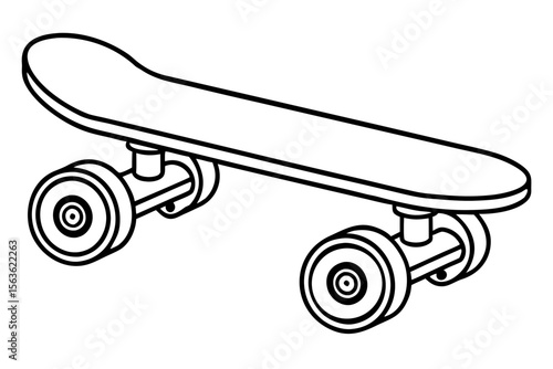 skateboard wheels silhouette vector illustration