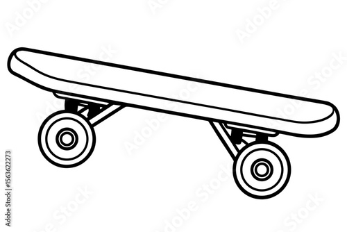skateboard wheels silhouette vector illustration
