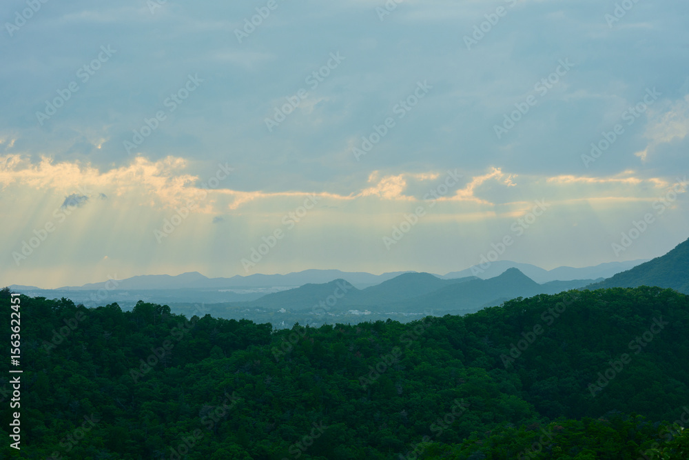 Obraz premium 薄明光線