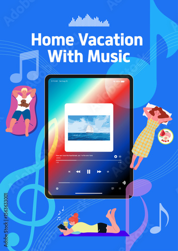 Enjoying Summer Vacation at Home with Healing Music
