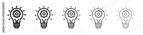 Implementation icon vector Illustration style for mobile app, website ui designs