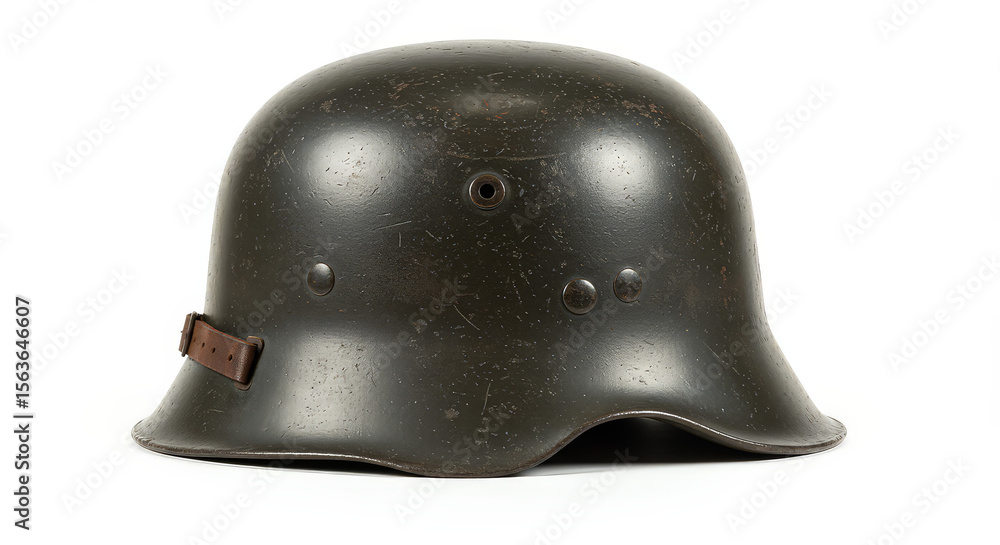 Fototapeta premium Vintage military helmet image