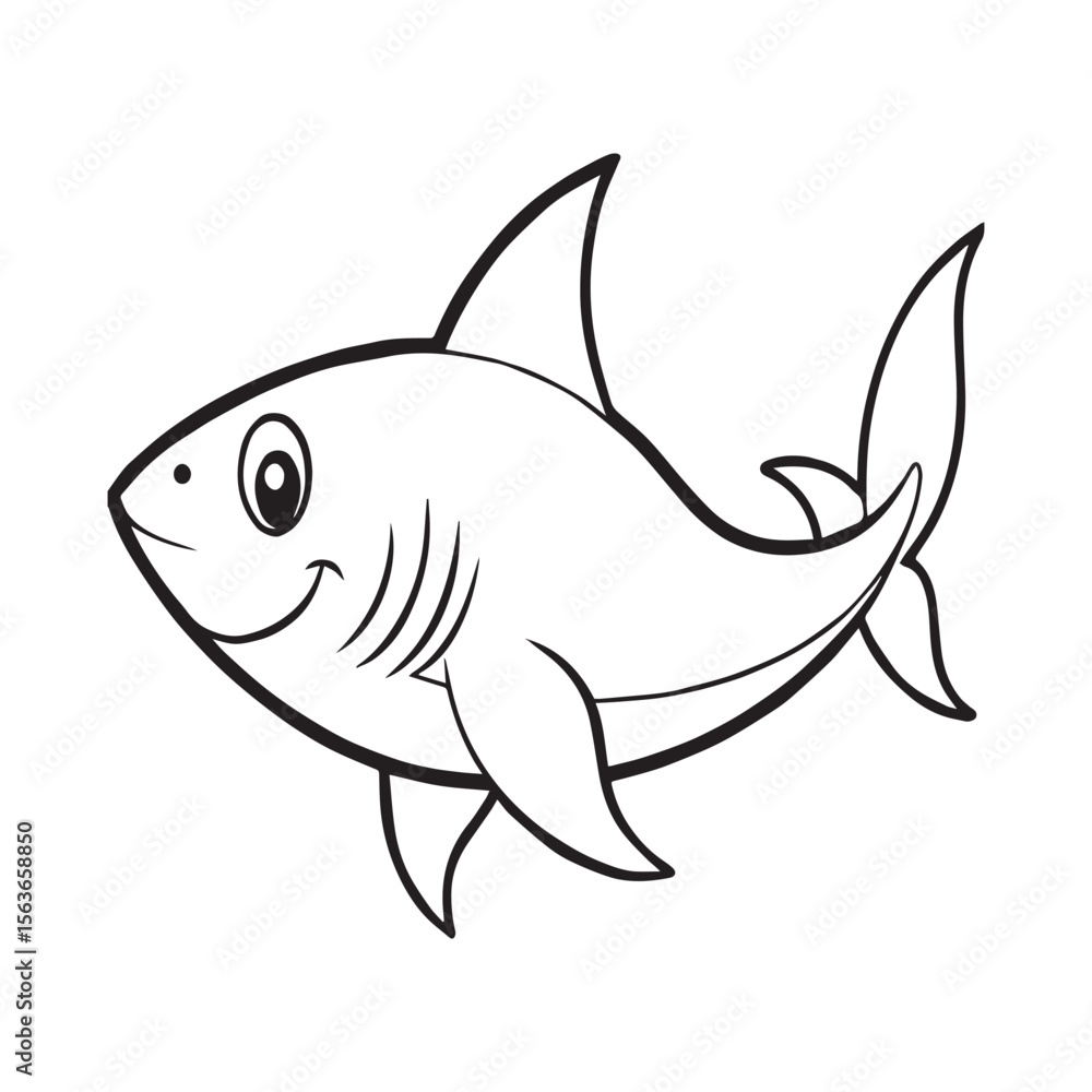 Shark Silhouette vector illustration logo sticker icon Shark Silhouette vector illustration logo sticker icon