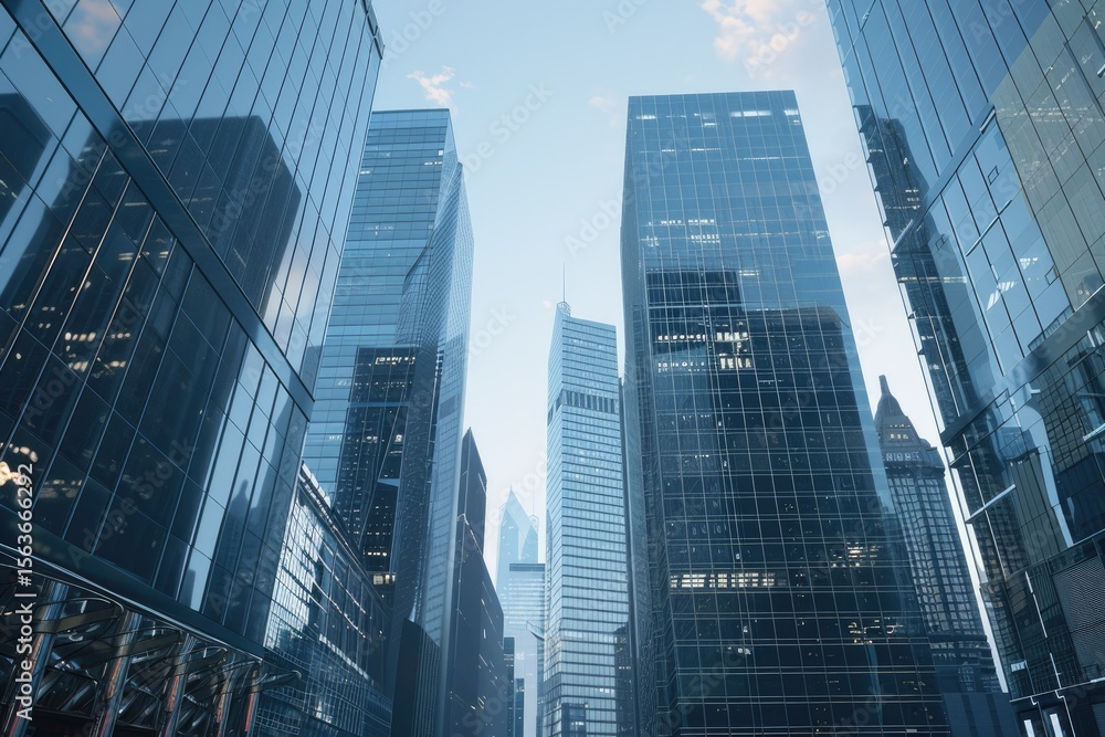 Clear Pixel Image of Modern City with Skyscrapers Representing Urban Development Clear Pixel Image of Modern City with Skyscrapers Representing Urban Development