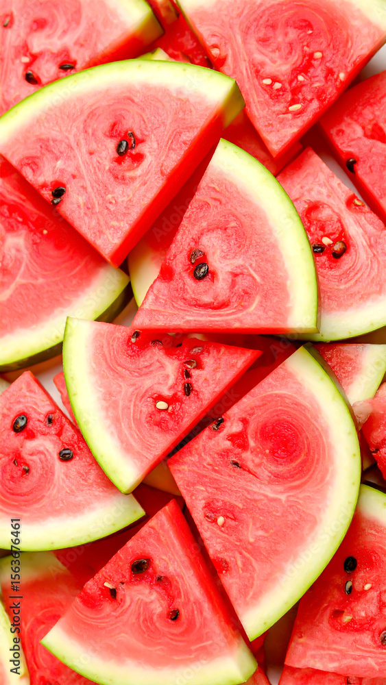 Wassermelone aufgeschnitten, Hintergrund Wassermelone aufgeschnitten, Hintergrund