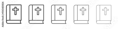 bible icon simple isolated vector sign