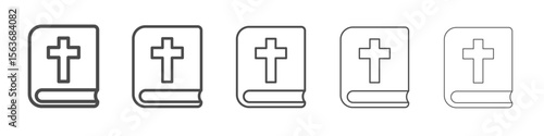 bible icon simple isolated vector sign