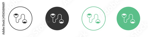 Exercise bands icon modern, simple, vector, icon for website design, mobile app