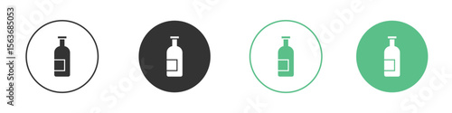 Gin icon modern, simple, vector, icon for website design, mobile app