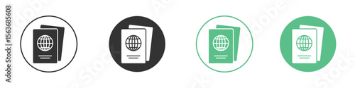 Immigration icon modern, simple, vector, icon for website design, mobile app