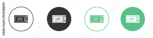 Microwave icon modern, simple, vector, icon for website design, mobile app
